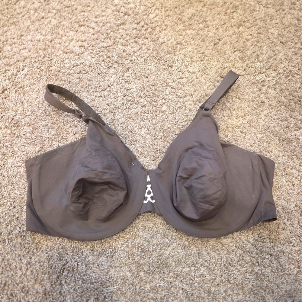 Olga to a Tee greyish nude contour underwire bra 40DD